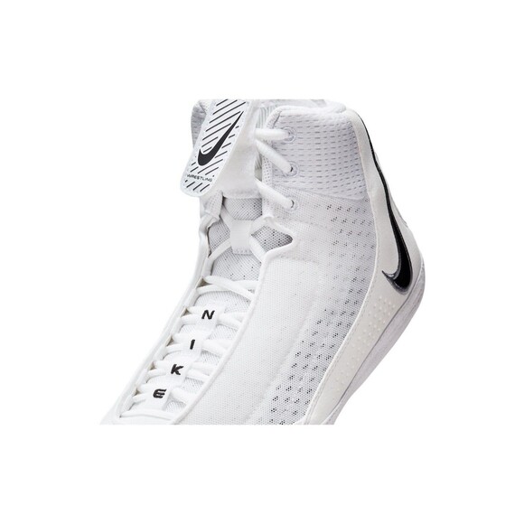 Size 9.5 Nike Inflict 4 White Black Mens Wrestling Shoes HM9674-100 main image 6